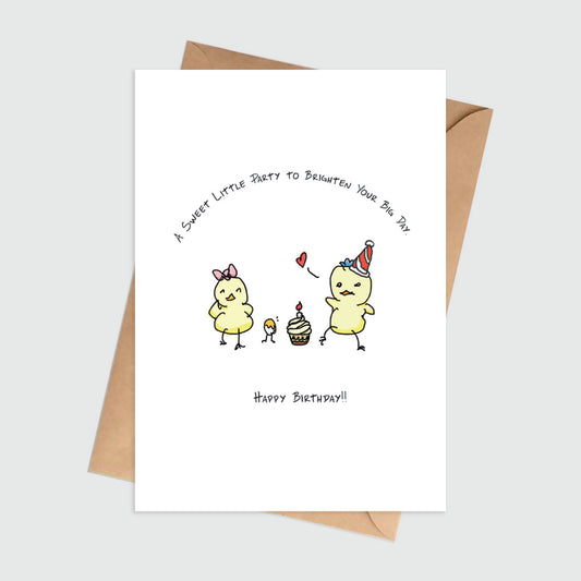 A Sweet Little Party to Brighten Your Big Day Birthday Card